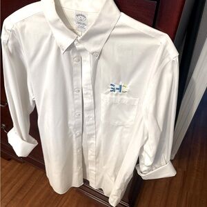 Brooks Brothers White Dress Shirt Classic Button-Down